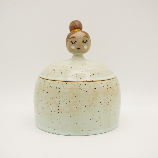 Krukket dame - Mintgrøn