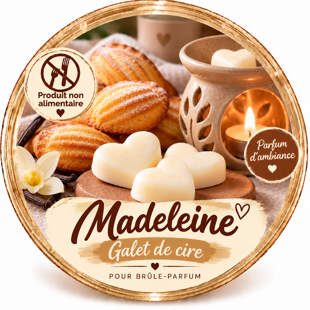 Galet de cire - Madeleine