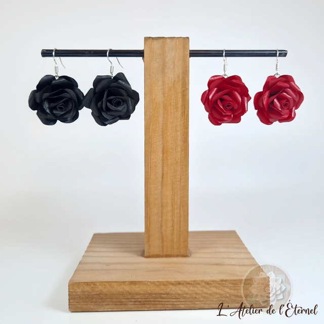 Boucles d'oreilles Rose
