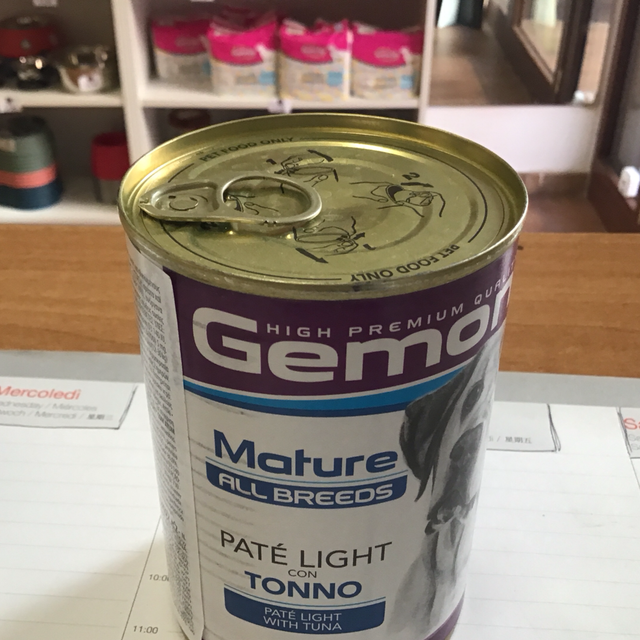 GEMON DOG MATURE PATE’ LIGHT TONNO 400GR 8009470387842