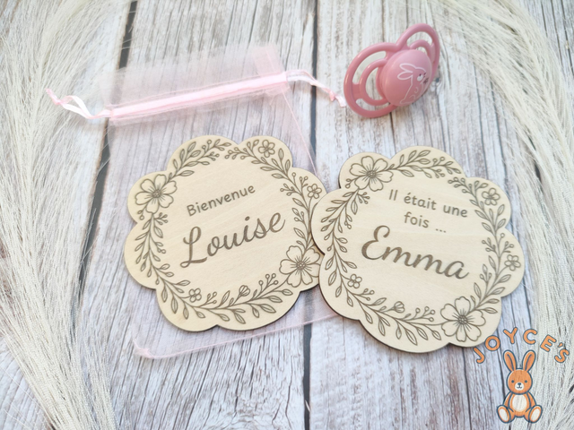 Carte de naissance Florale