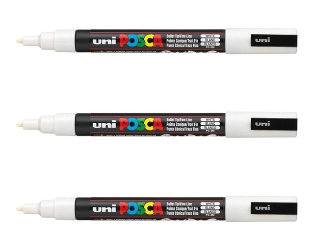 Pennarello Uniposca PC3M, Punta Fine 1.3mm

