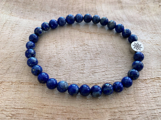 Bracelet Lapis-Lazuli - Perles de 6mm
