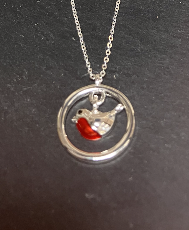 Jewellery Necklace - ‘When Robins are near…’