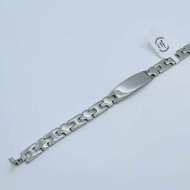 Bracelet homme avec plaque 