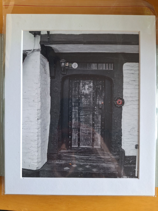 Mounted Photographs by Plantography - Original antique doorway, Shrewsbury