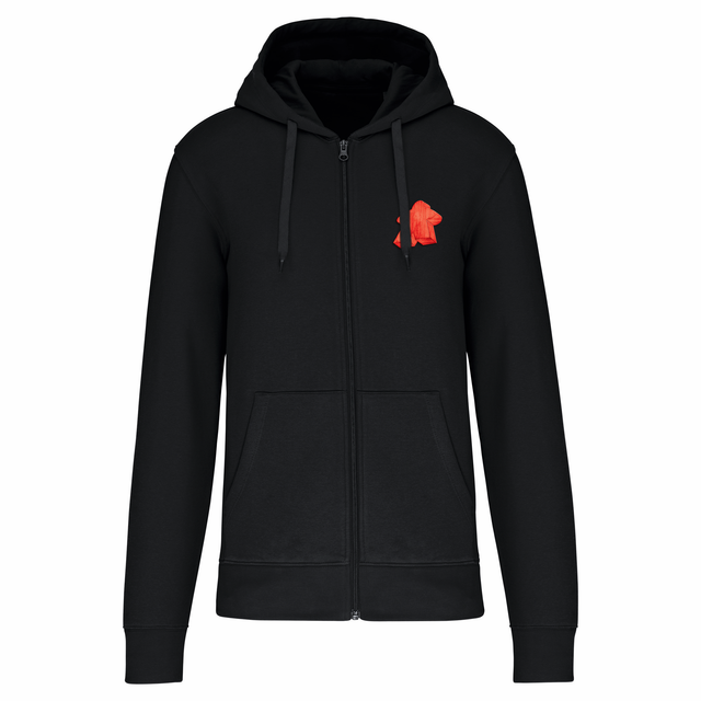 SWEAT-SHIRT ZIP - Meeple Rouge - Coeur