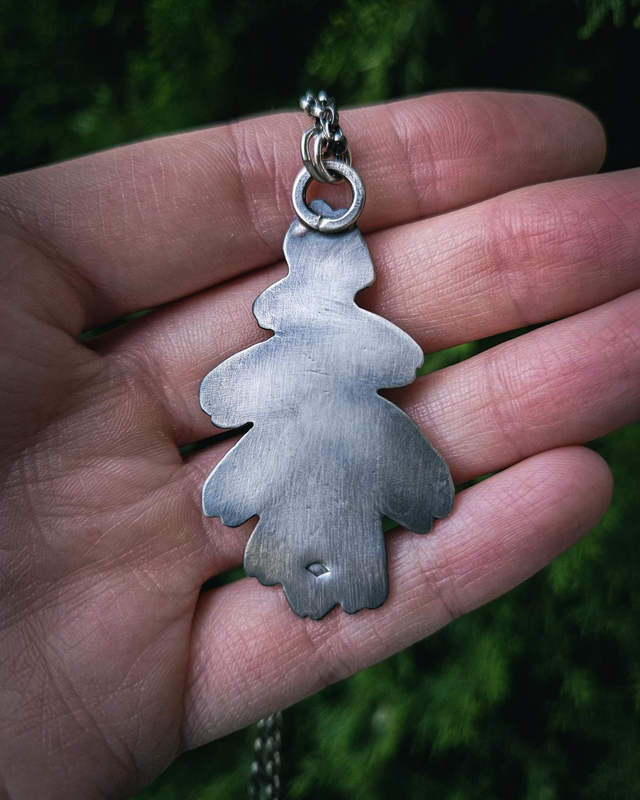 Pendentif Feuille de chêne