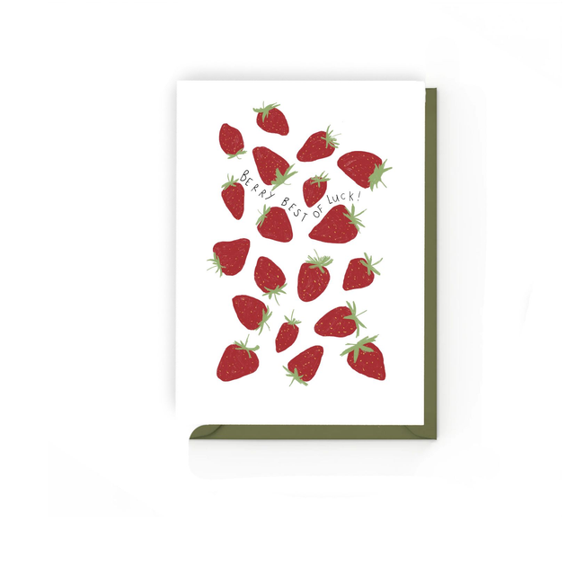 Berry best of Luck - Illustrated Luck Card   