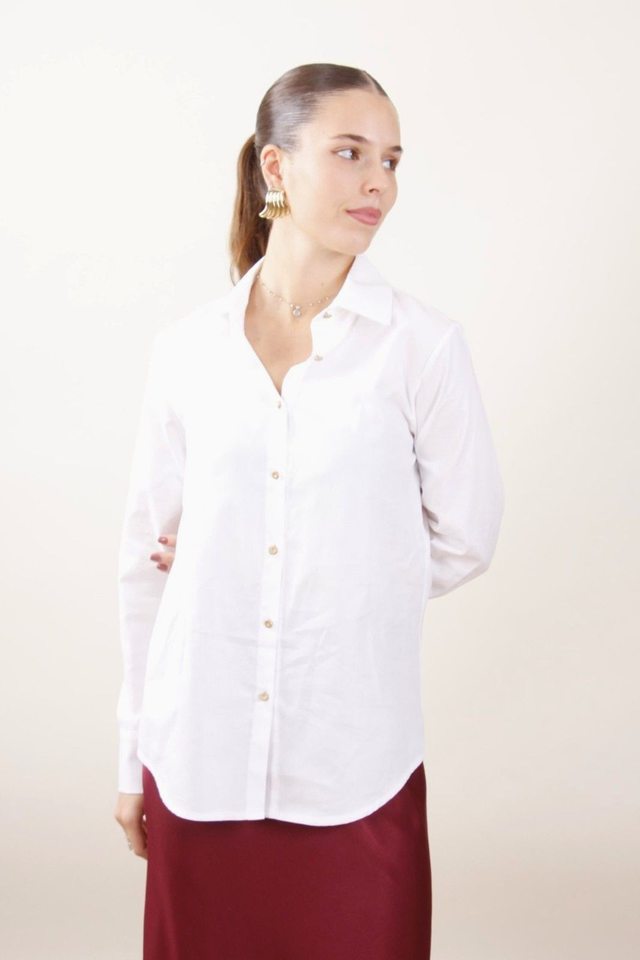 Myastreet Oxford Blouse White 