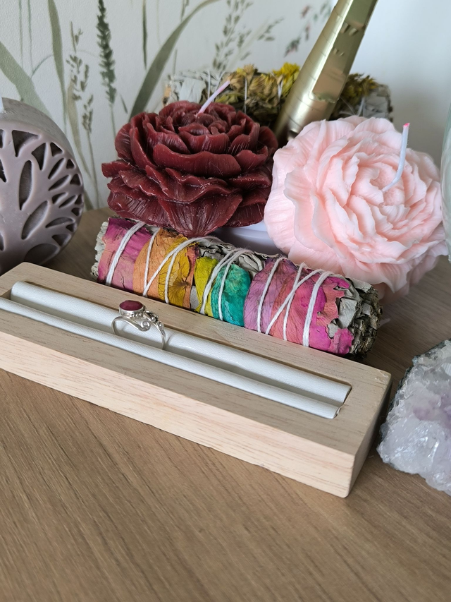 Argent 925 &amp; Rubis facetté