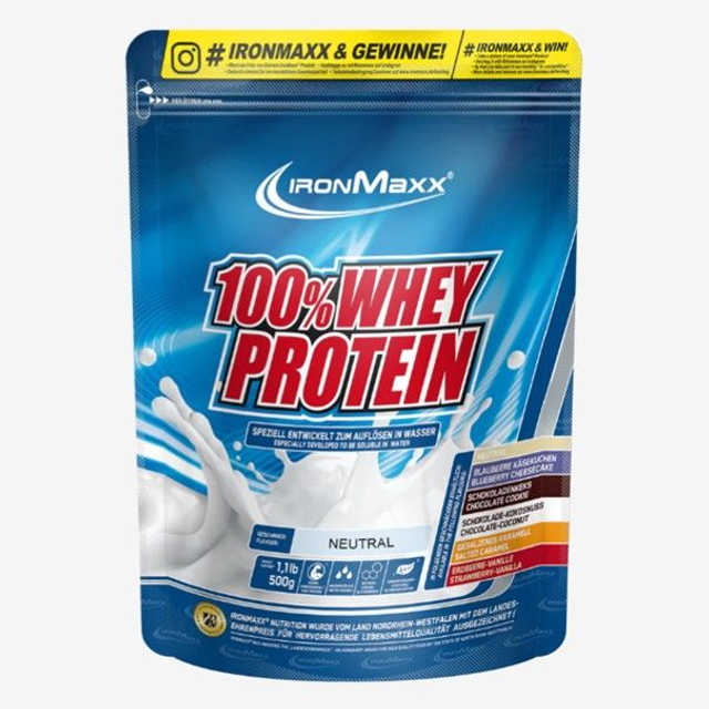 100% Whey Protein 500g zacskós - IronMaxx®
