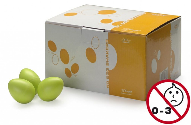 STAGG Boite de 50 Egg Shakers en plastique
