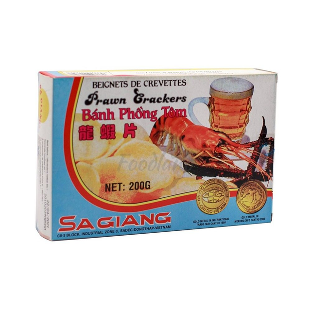 SA GIANG (vietnam) Unbaked Prawn Crackers 200g