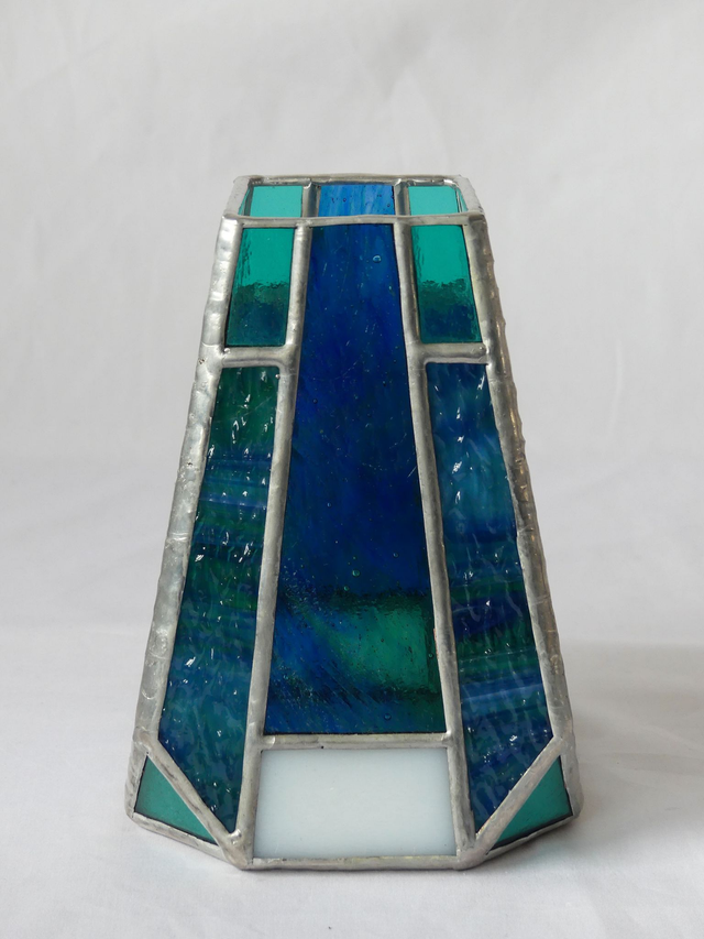 Vase Art déco - Aurores Boréales