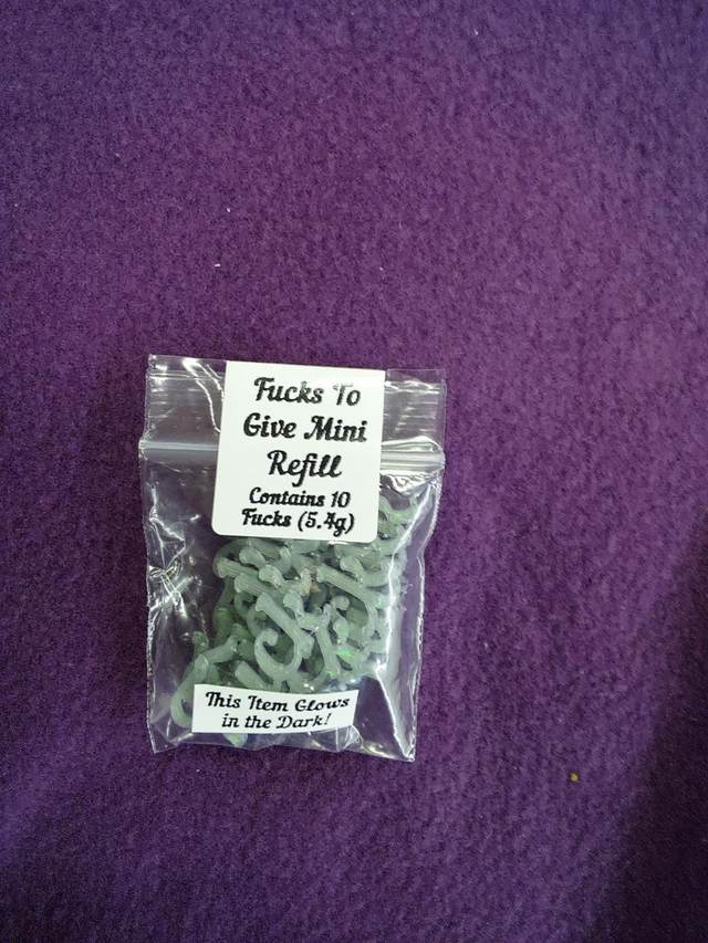 F*cks To Give mini refill A Secret Workshop 