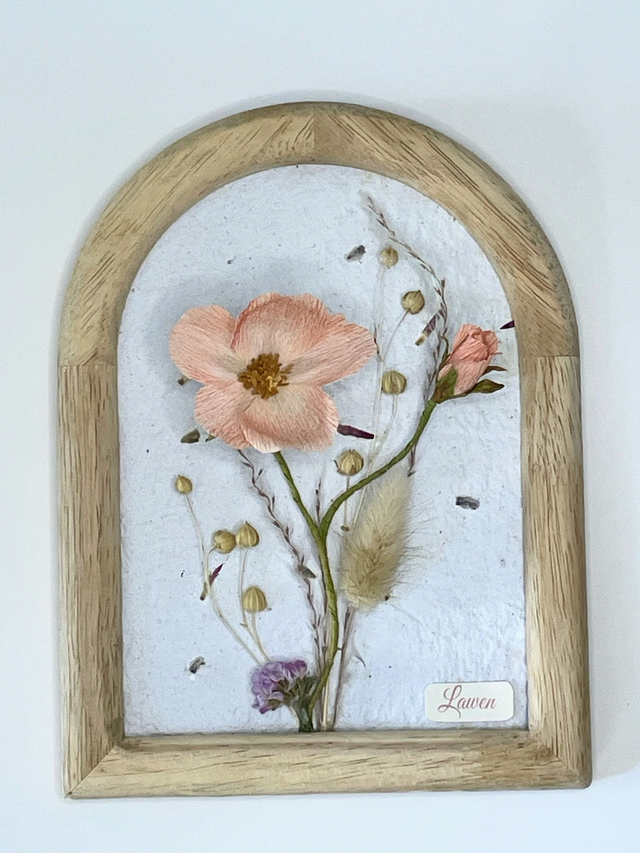 Cadre Poétique fleuri "Eléor"