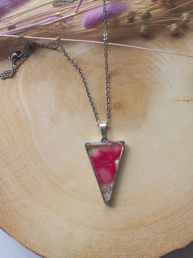 Collier élément hydrangea