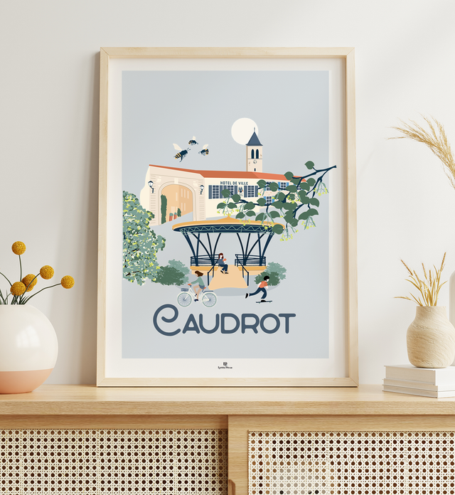 ♡24  Caudrot  “La place du village”