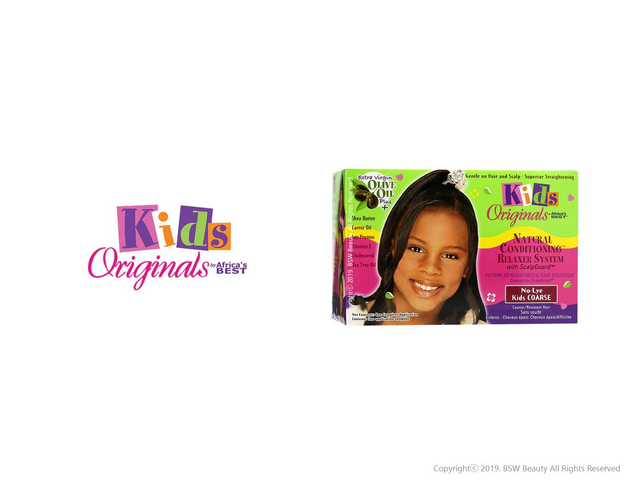 AFRICA&#039;S BEST KIDS ORIGINALS NATURAL CONDITIONING RELAXER SYSTEM KIT - NO-LYE KIDS COARSE