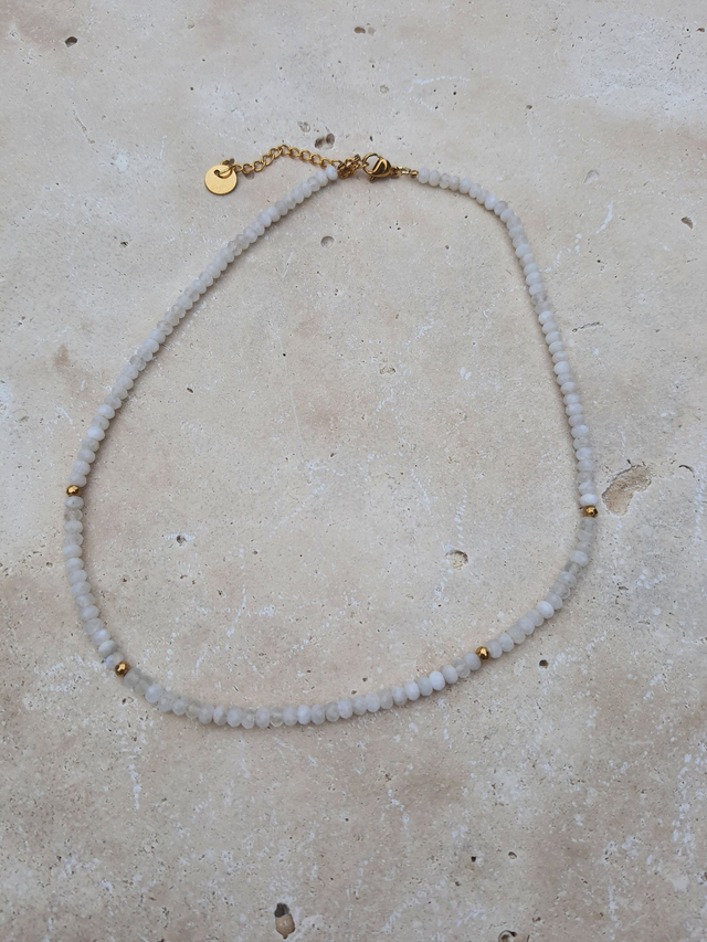 Collier pierre de lune - Féminité 