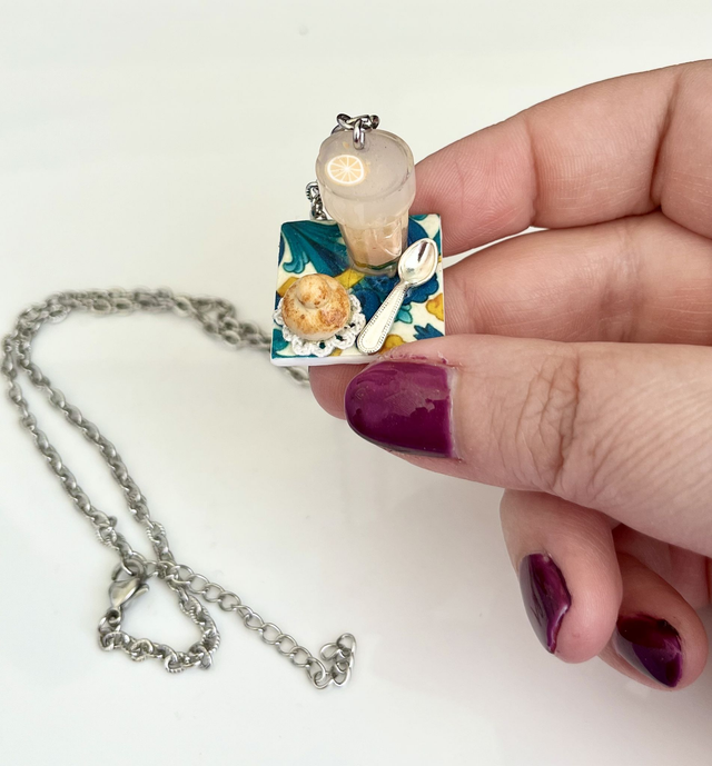 Collana Granita al Mandarino e Brioche con il tuppo - Su Ordinazione