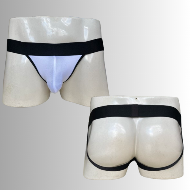 Jockstrap Preto no branco
