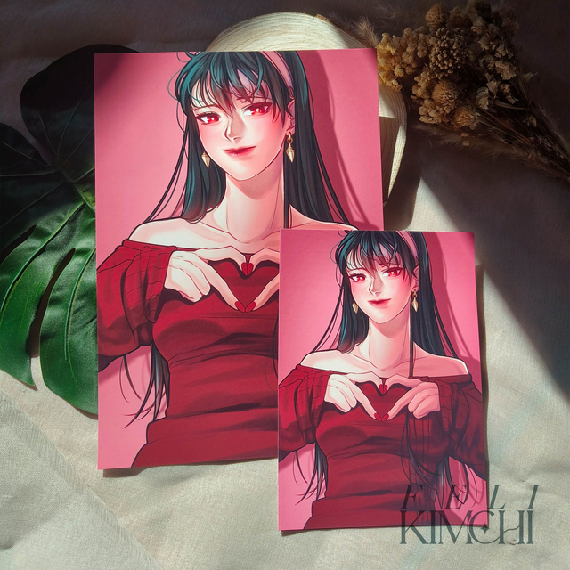 Yor Forger Art Print DIN A4/A5 | Fanart