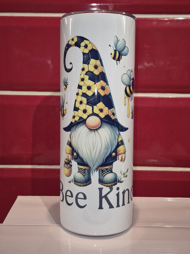 Cute Tumbler - Gnome - Bee Kind
