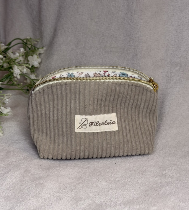 Trousse XS Beige Feuille d’Automne