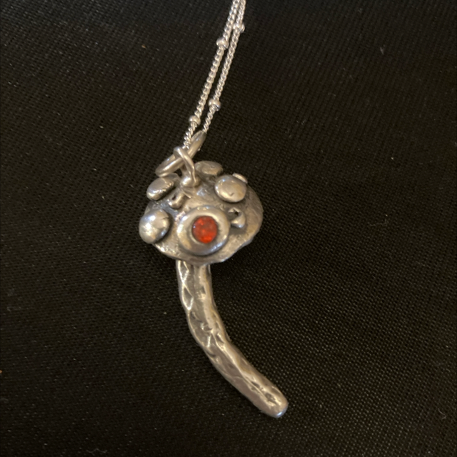Small toadstool pendant