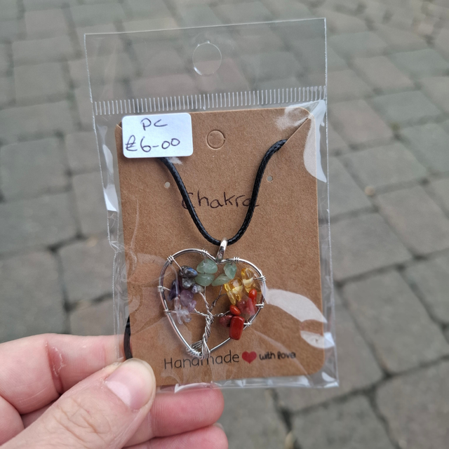 Heart Crystal Tree Necklace