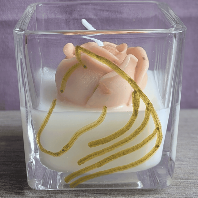 Bougie Gravée Cheval – Musc Blanc 