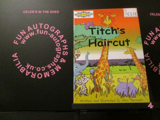 Alex Bennett 'Titch Haircut' Authentic Autographed Magazine Book (4)