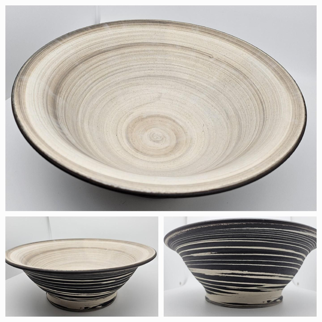 Grand Saladier en terremêlée grès 