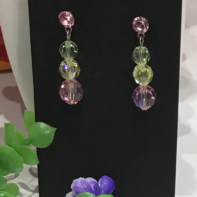 Pink Mixed Dangling Earrings - PDE26