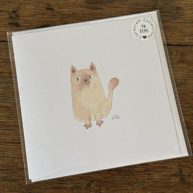 WP01 Watercolour Cat Print