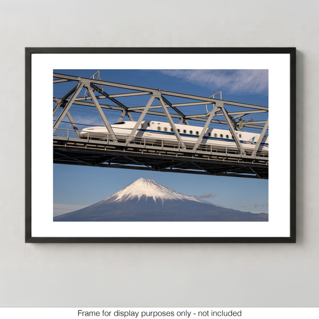 A Blur Above Mount Fuji