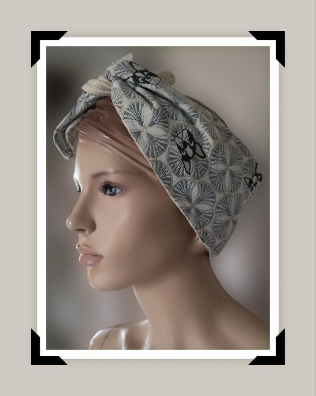 Bandeau Cheveux Modèle Bouledogue 