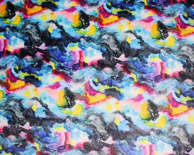 Rainbow Galaxy Digital Bubs Fleece