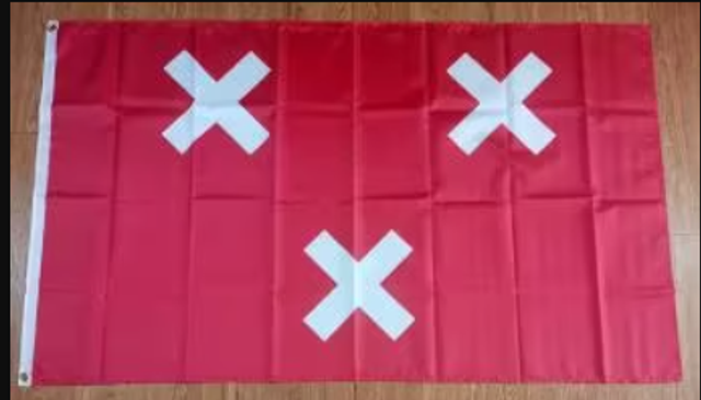 Grote vlag Breda stadsvlag (150x90cm)