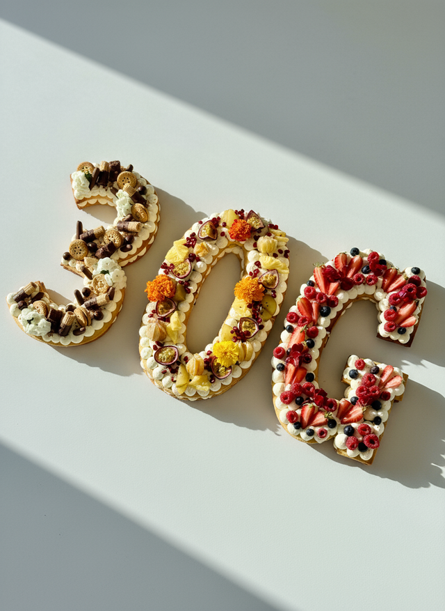 Number cake en 6/8 parts 