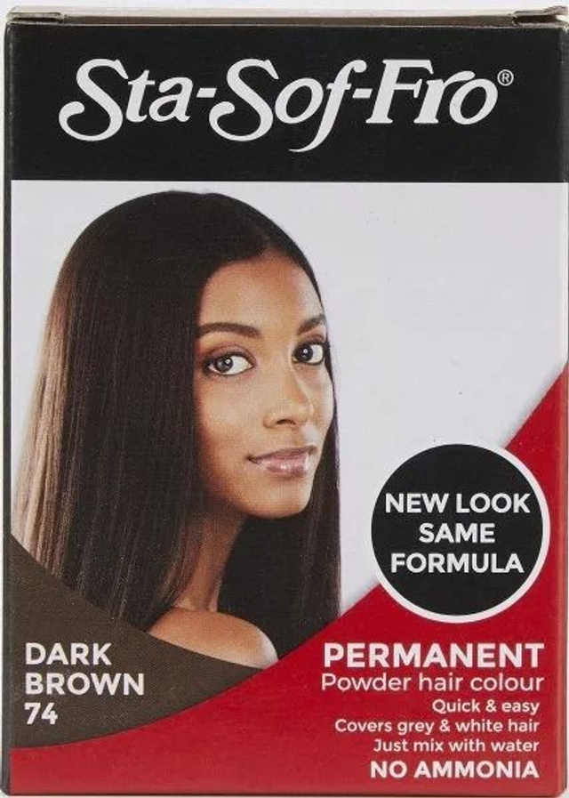  SSF: POWDER HAIR COLOUR - DARK BROWN  8G