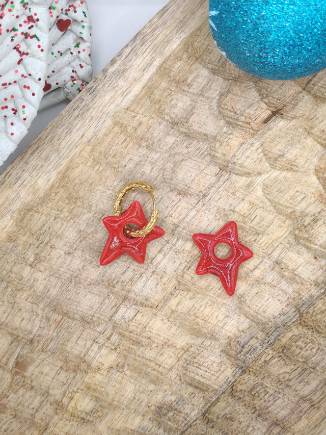 CHOUPETTES Star rouge paillettes