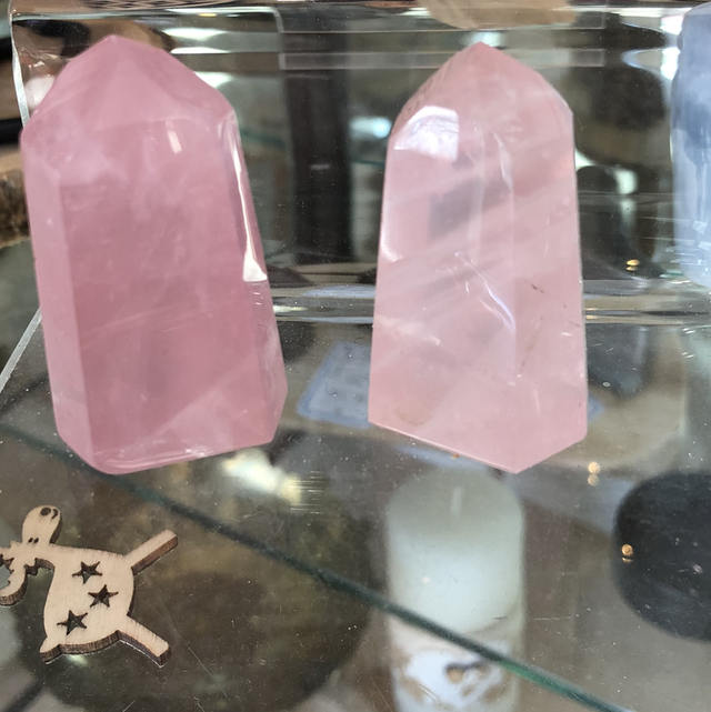 Quartz rose qualité extra forme pointe 