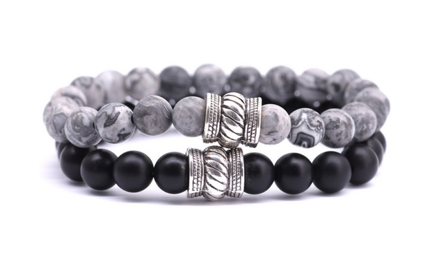 Bracelet &quot;Bali Mat Set Netstone x Black Onyx