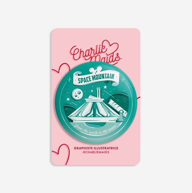 Badge Attractions Légendaires | 07 Space Mountain