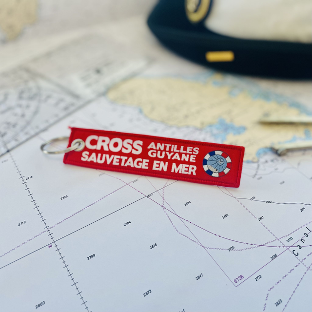 Porte-clés flamme rouge version française