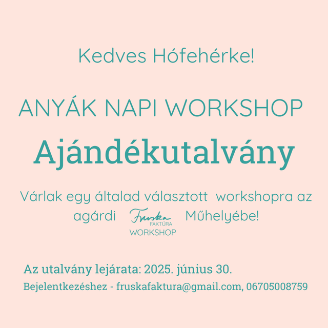 ANYÁK NAPI AJÁNDÉKUTALVÁNY