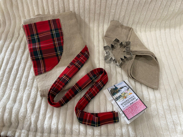Coffret Tartan - Crème